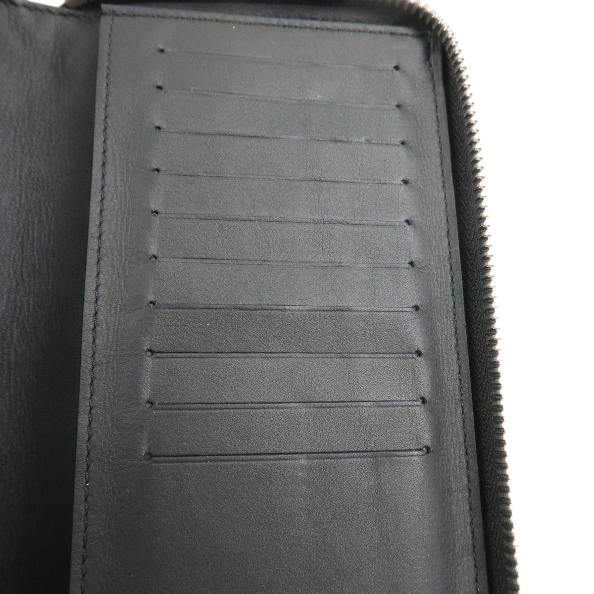 Louis Vuitton Zippy wallet vertical Leather, Black, Leather, Wallet