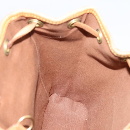 Louis Vuitton Vintage Montsouris Monogram Canvas, Brown, Canvas, Backpack