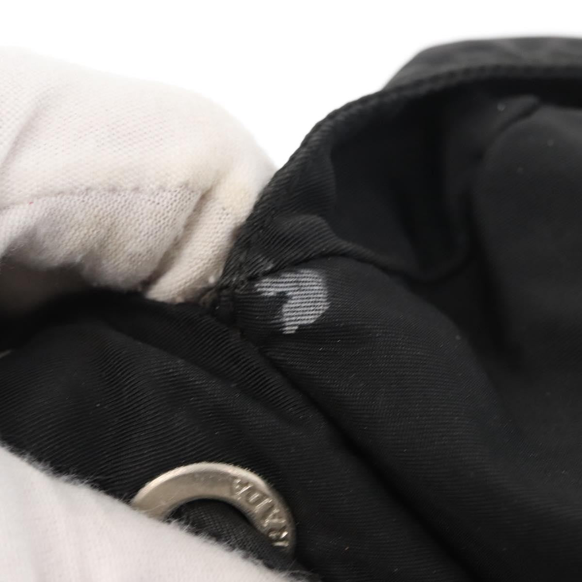 Prada Double Front Pocket Tessuto, Black, Nylon, Backpack