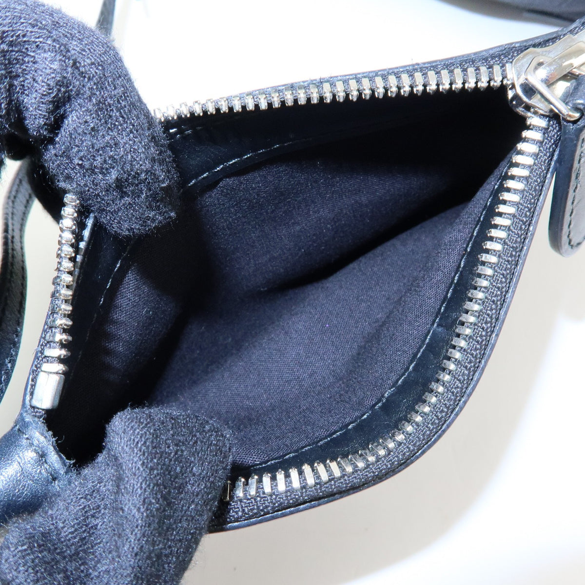 Balenciaga Navy Cabas Canvas with Leather, Black, Canvas, Tote Bag