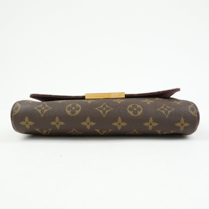Louis Vuitton Favorite Monogram Canvas, Brown, Canvas, Handbag