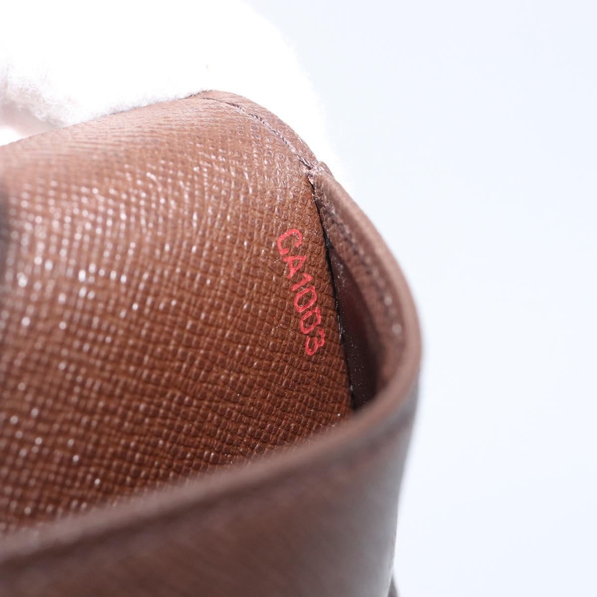 Louis Vuitton Ring Agenda Cover Damier, Brown, Canvas, Briefcase