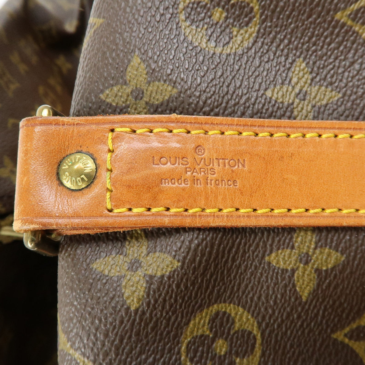 Louis Vuitton Keepall Bandouliere Monogram Canvas, Brown, Canvas, Travel Bag