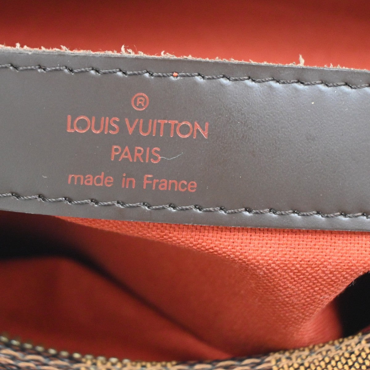 Louis Vuitton Naviglio Damier, Brown, Canvas, Shoulder Bag