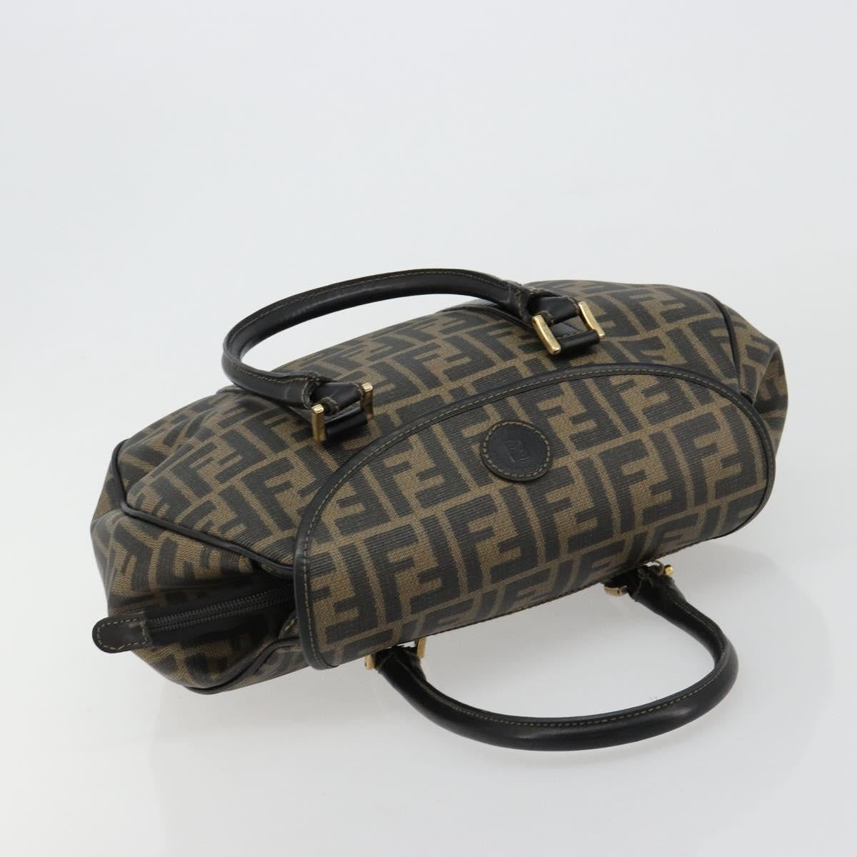 Fendi Vintage Zucca Canvas, Brown, Canvas, Tote Bag