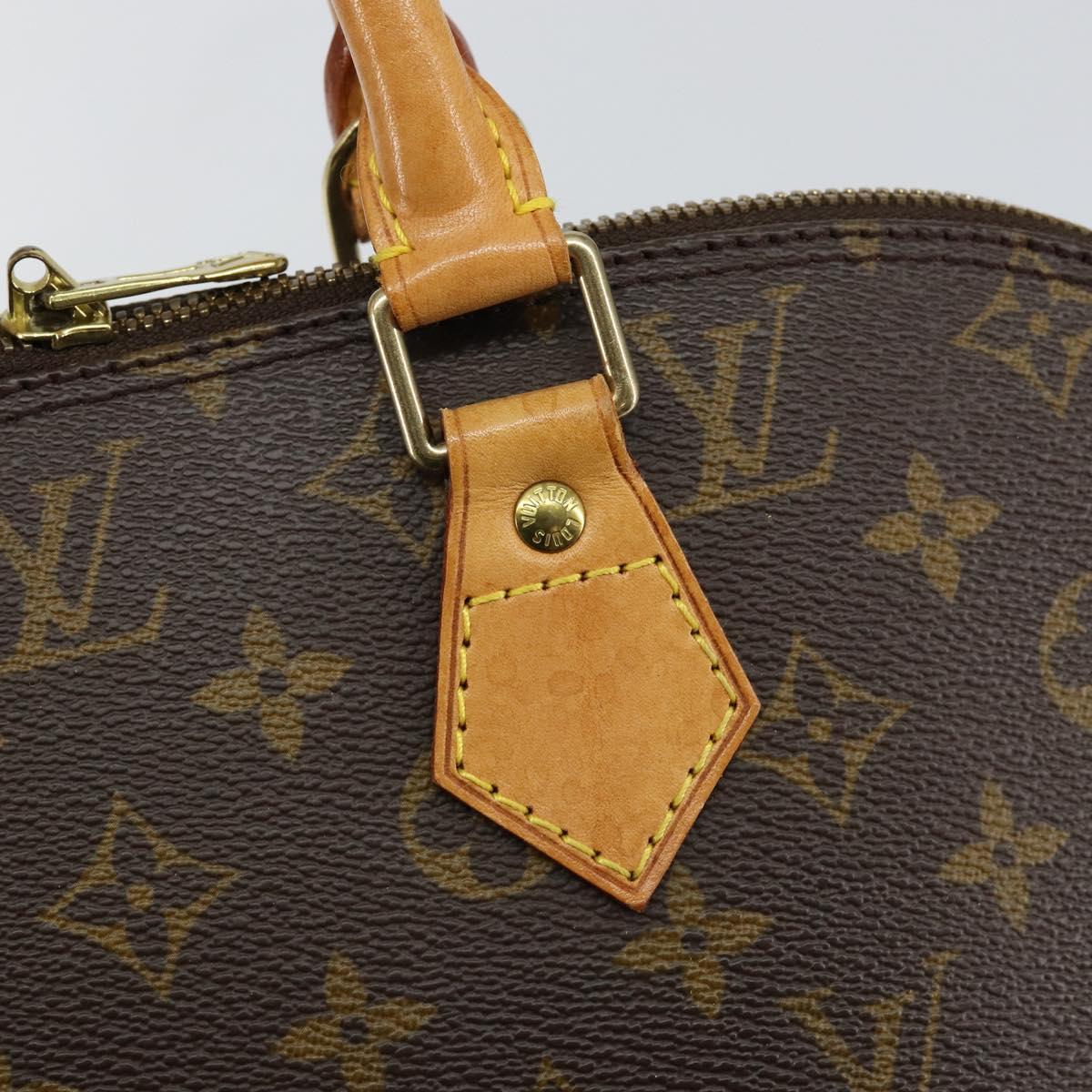 Louis Vuitton Alma Handbag Monogram Canvas, BROWN, CANVAS, Handbag