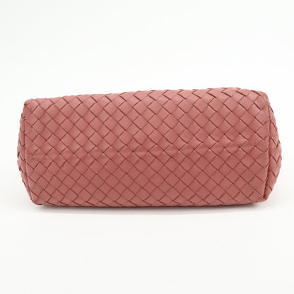 Bottega Veneta Bella Intrecciato Nappa, Pink, Leather, Tote Bag