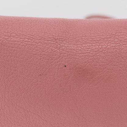 Miu Miu Madras Shoulder Leather, Pink, Leather, Crossbody Bag