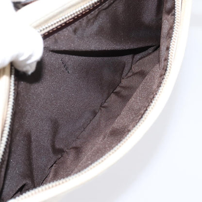 Fendi Baguette Pochette Zucca Canvas, Neutral, Canvas, Clutch