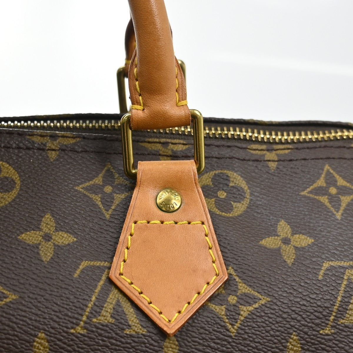 Louis Vuitton Speedy Monogram Canvas, Brown, Canvas, Handbag