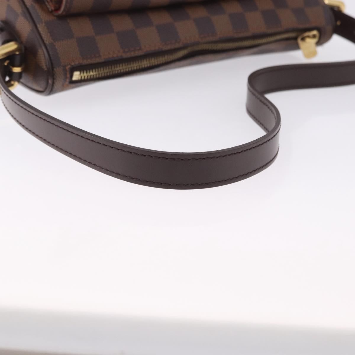 Louis Vuitton Ravello Damier Ebene, Brown, Canvas, Shoulder Bag