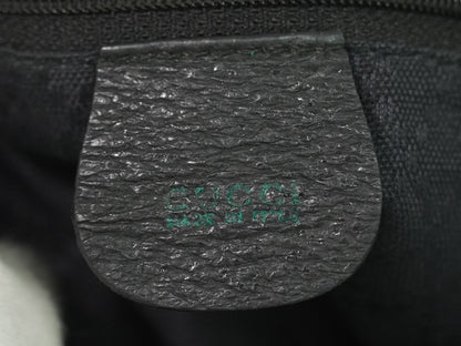 Gucci Vintage Bamboo Suede, Black, Suede, Backpack