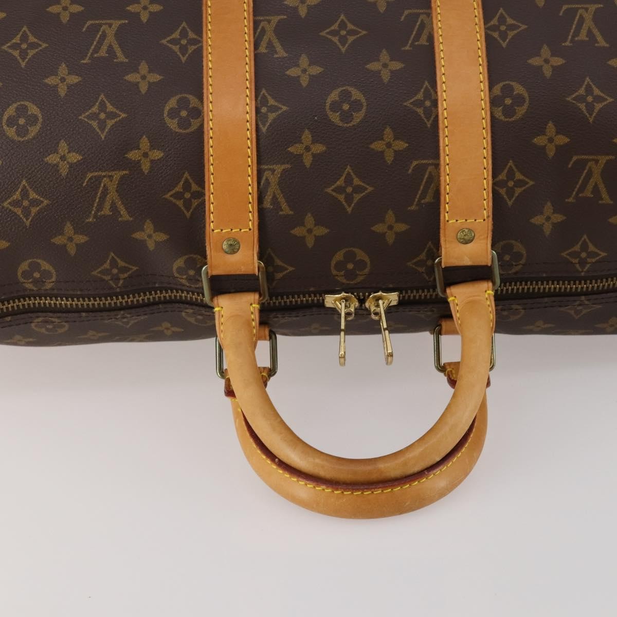 Louis Vuitton Keepall Monogram Canvas, Brown, Canvas, Travel Bag