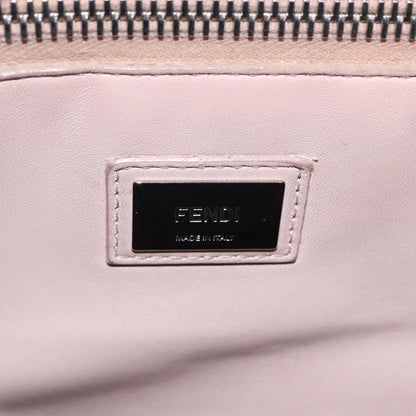 Fendi Peekaboo Ruffled Leather, Blue, Leather, Handbag