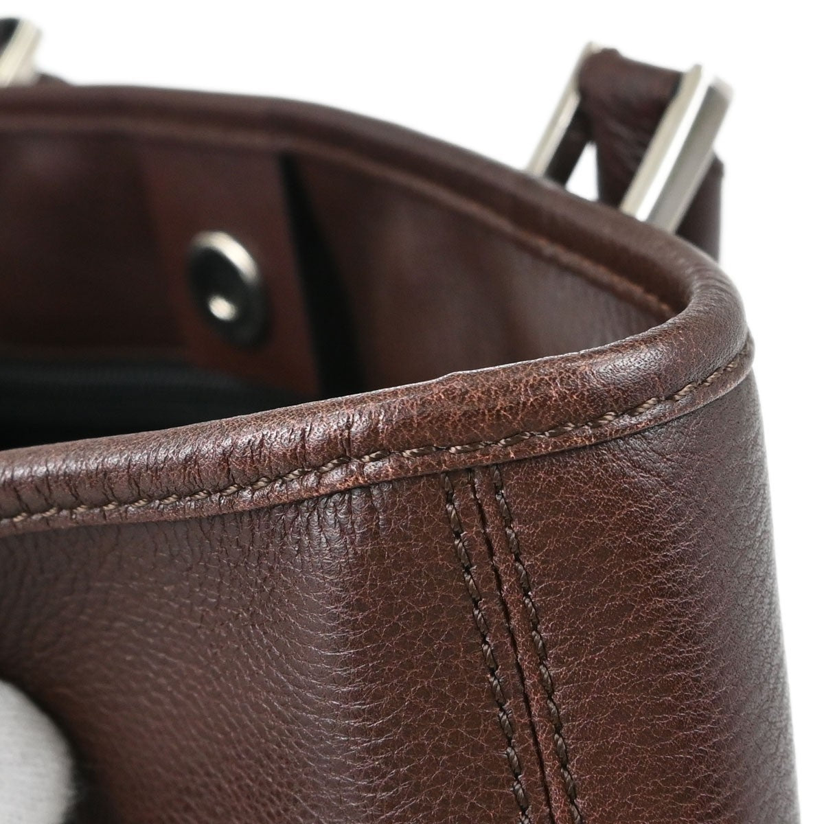 Loewe Fusta Leather, Brown, Leather, Handbag
