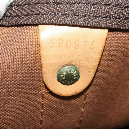 Louis Vuitton Keepall Monogram, Brown, Canvas, Travel Bag