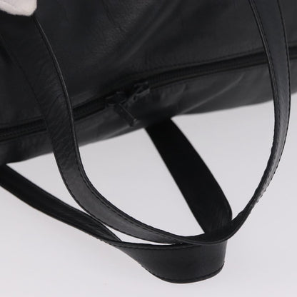 Loewe Travel Line Boston, Black, Leather, Travel Bag