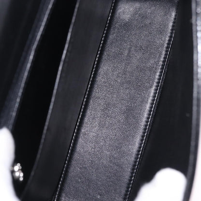 Chanel Vintage CC Box Flap Leather, Black, Patent Leather, Handbag