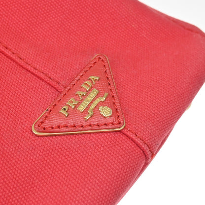 Prada Canapa Canvas, Red, Canvas, Tote Bag