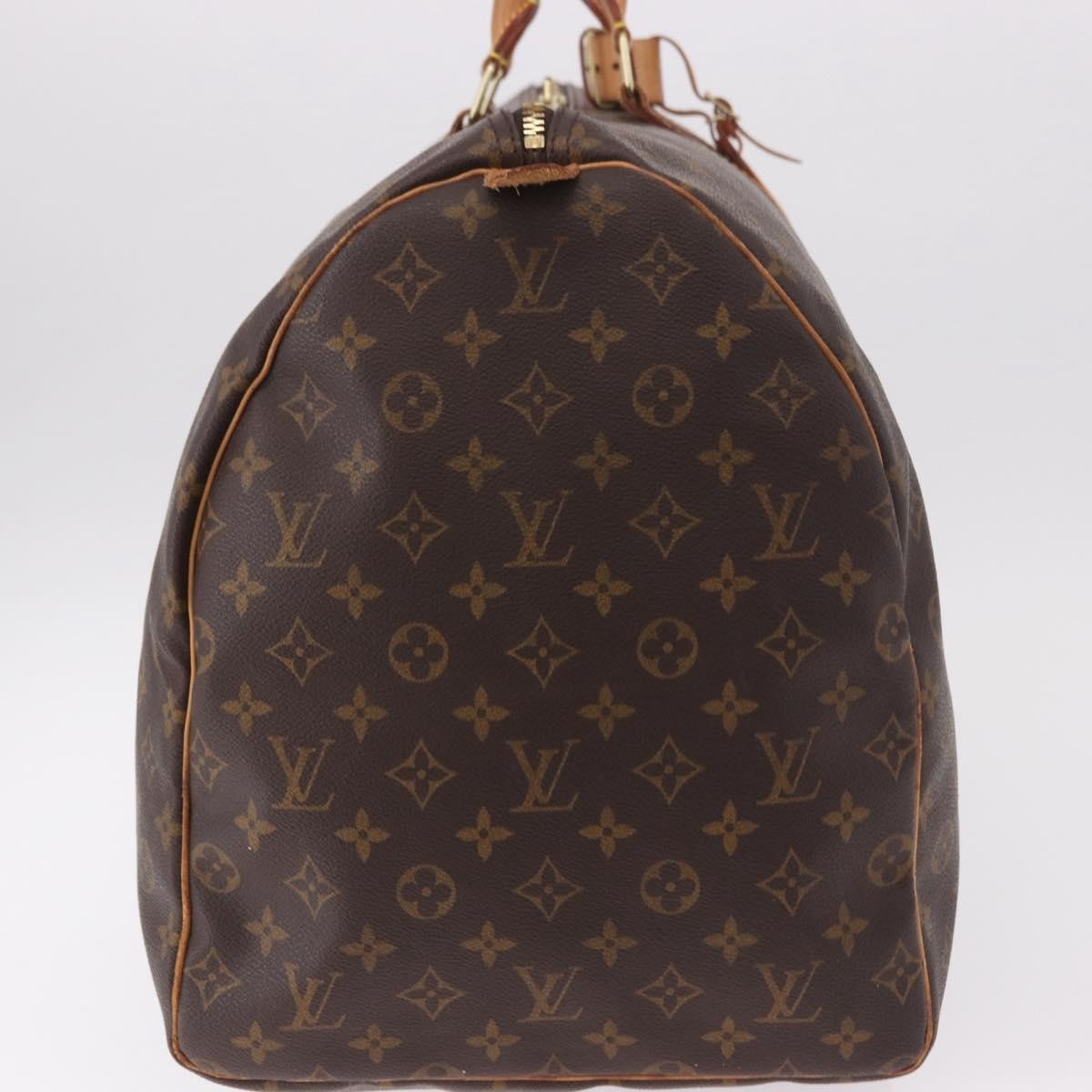Louis Vuitton Keepall Monogram, Brown, Canvas, Travel Bag