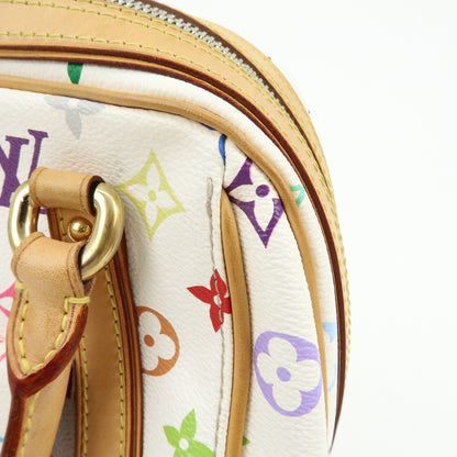 Louis Vuitton Priscilla Monogram Multicolor, White, Canvas, Handbag