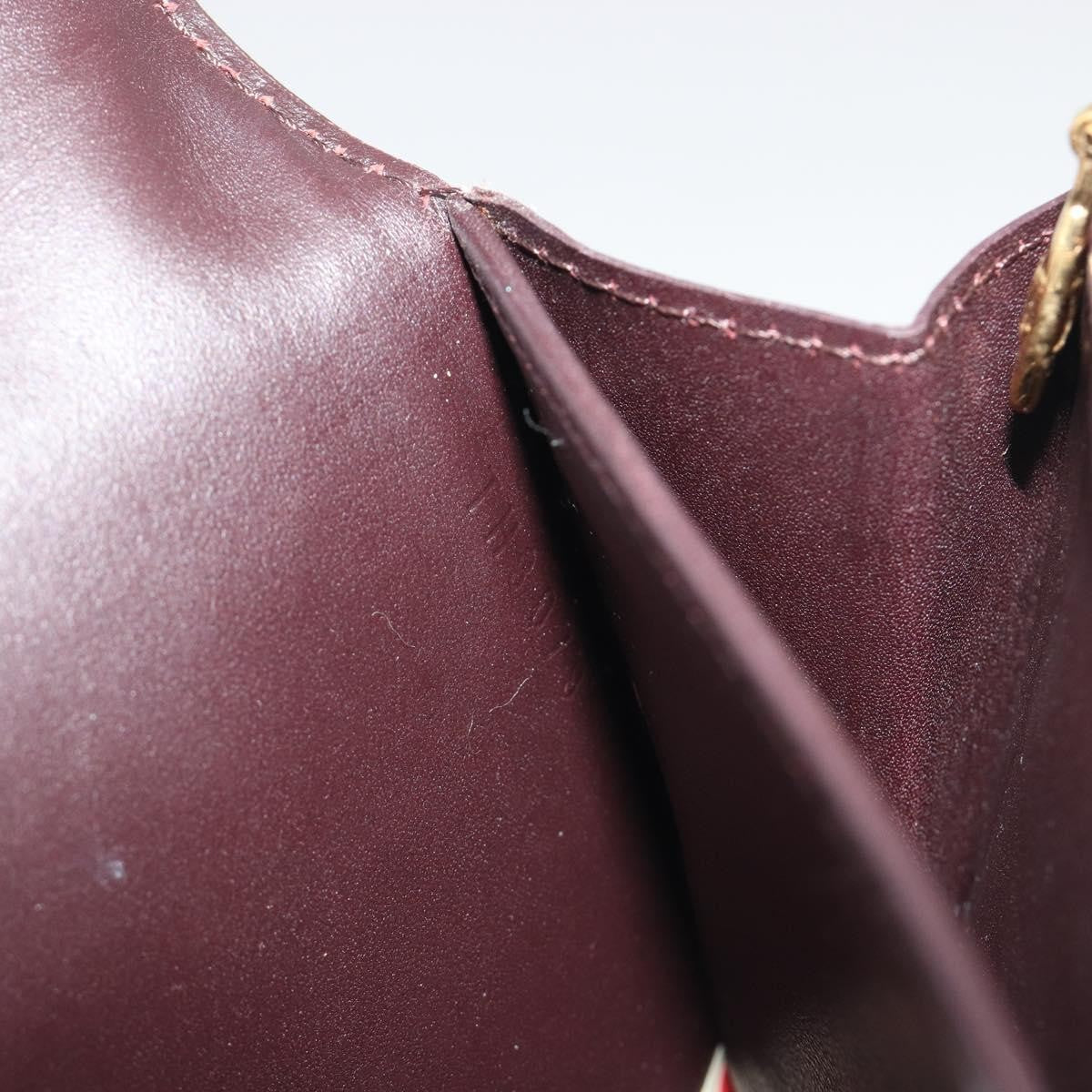 Louis Vuitton Sarah Monogram Vernis, Burgundy, Patent Leather, Clutch