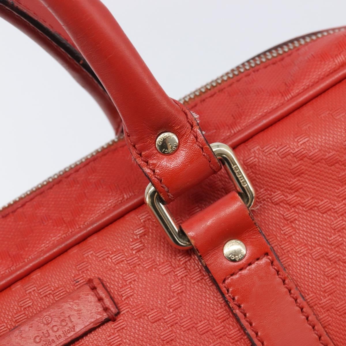 Gucci Bright Convertible Diamante Leather, Red, Leather, Briefcase