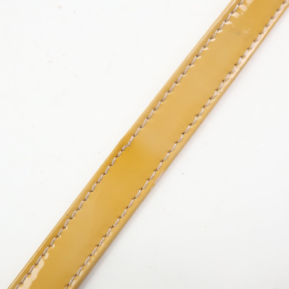 Christian Dior Vintage Lady Dior Cannage Quilt Patent, Yellow, Patent Leather, Handbag