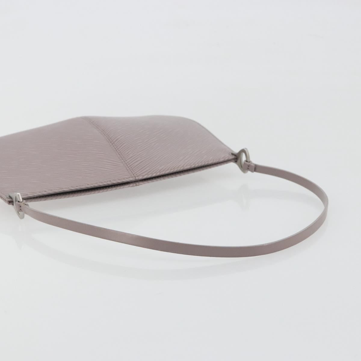 Louis Vuitton Demi Lune Pochette Epi Leather, Purple, Leather, Clutch