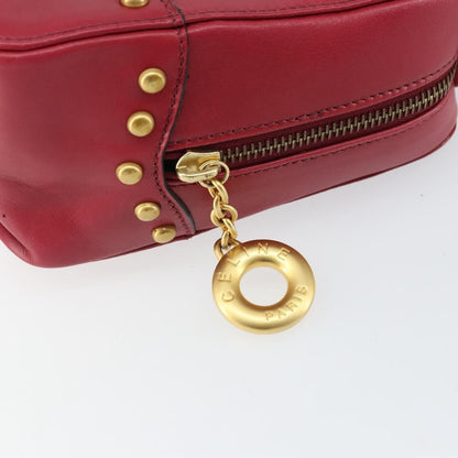 Celine Handbag Leather, Red, Leather, Handbag