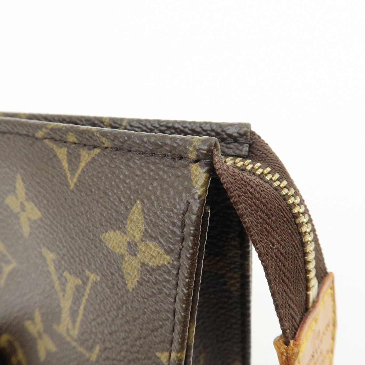 Louis Vuitton Toiletry Pouch Monogram Canvas, Brown, Canvas, Clutch
