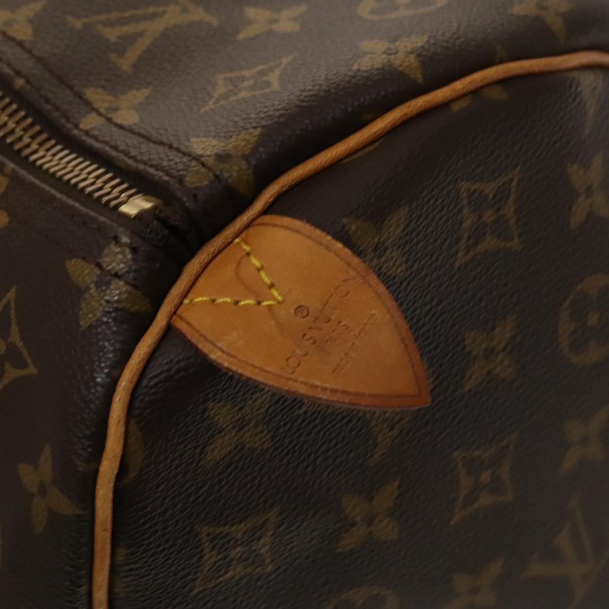 Louis Vuitton Keepall Bag Monogram Canvas, BROWN, CANVAS, Travel bag