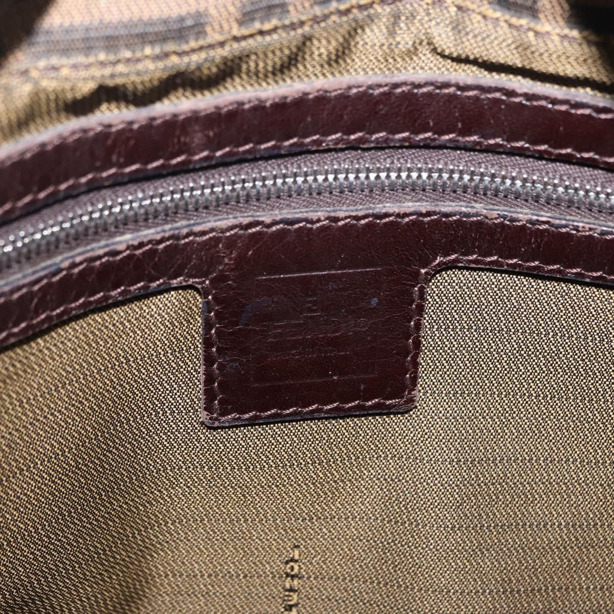 Fendi Zucchino Mamma Baguette Canvas, Multicolour, Canvas, Shoulder Bag