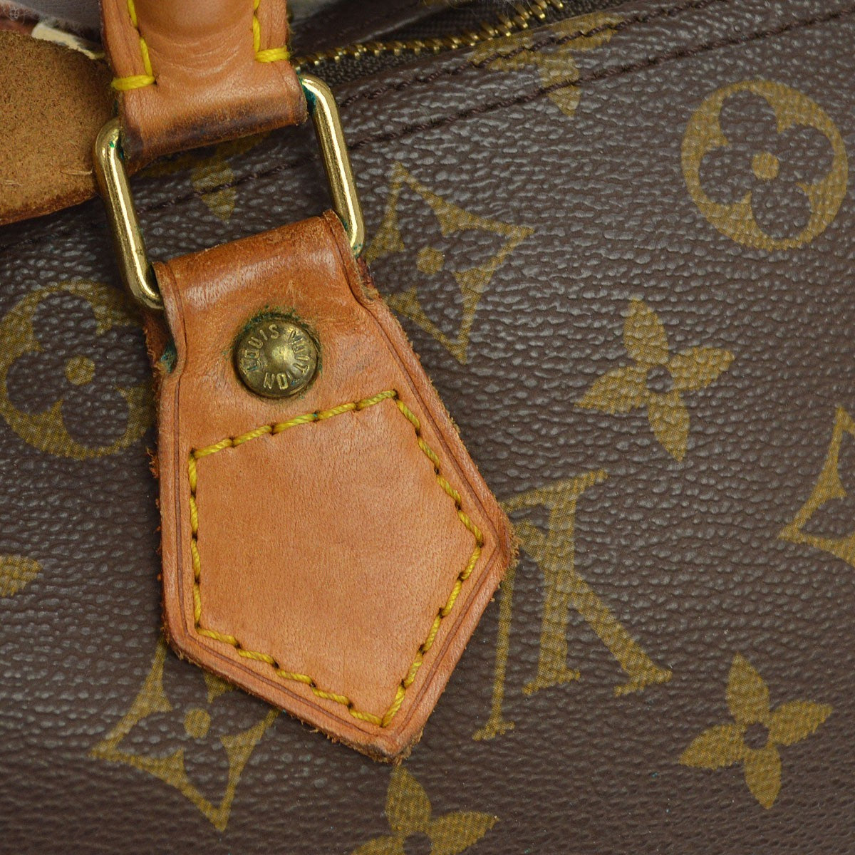 Louis Vuitton Speedy Monogram Canvas, Brown, Canvas, Handbag