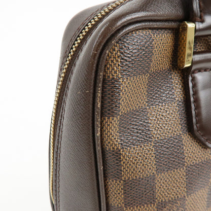 Louis Vuitton Triana Damier, Brown, Canvas, Handbag