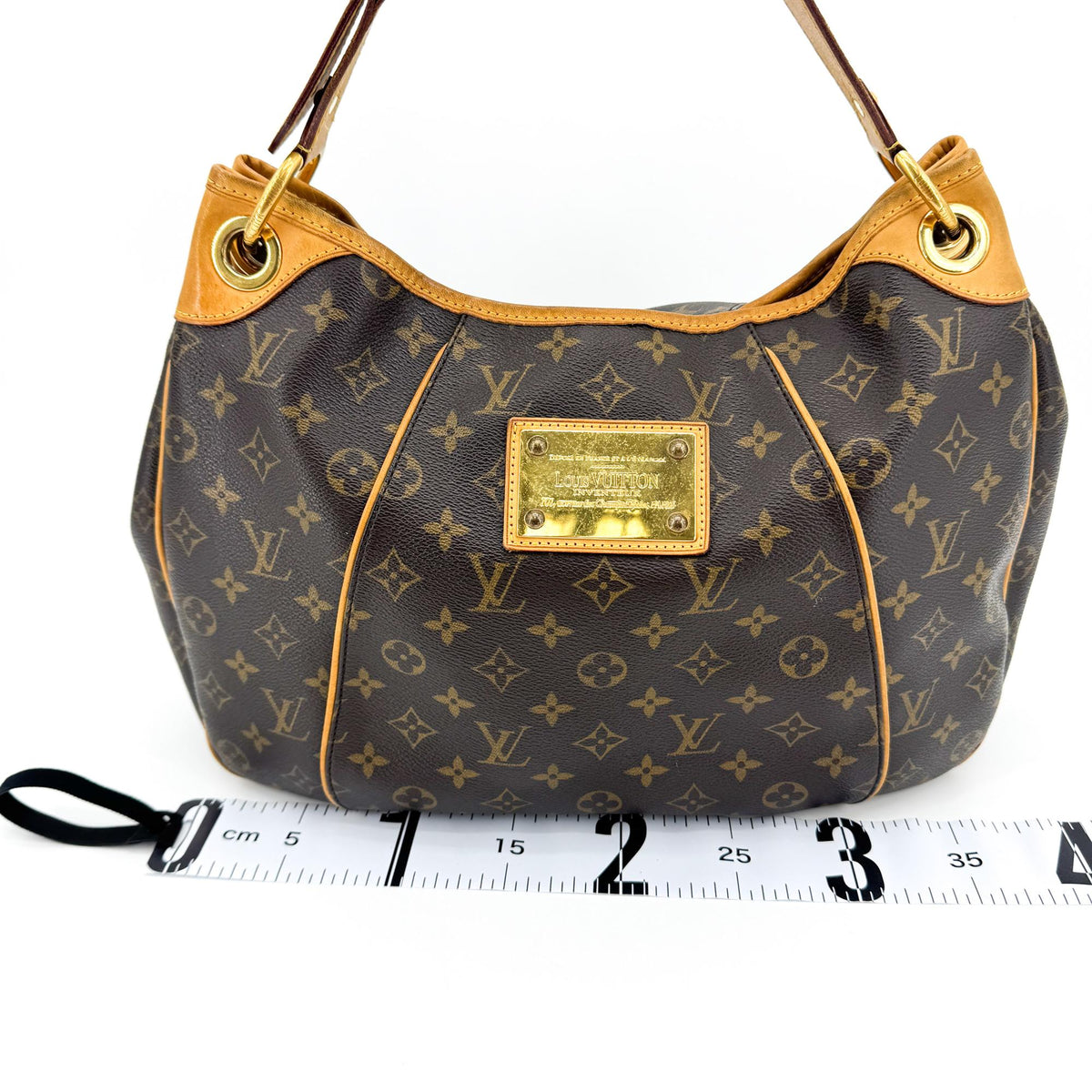 Louis Vuitton Galliera Monogram Canvas, Brown, Canvas, Handbag