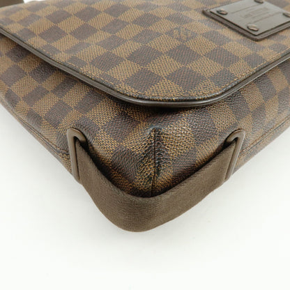 Louis Vuitton Brooklyn Damier, Brown, Canvas, Shoulder Bag