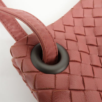 Bottega Veneta Bella Intrecciato Nappa, Pink, Leather, Tote Bag