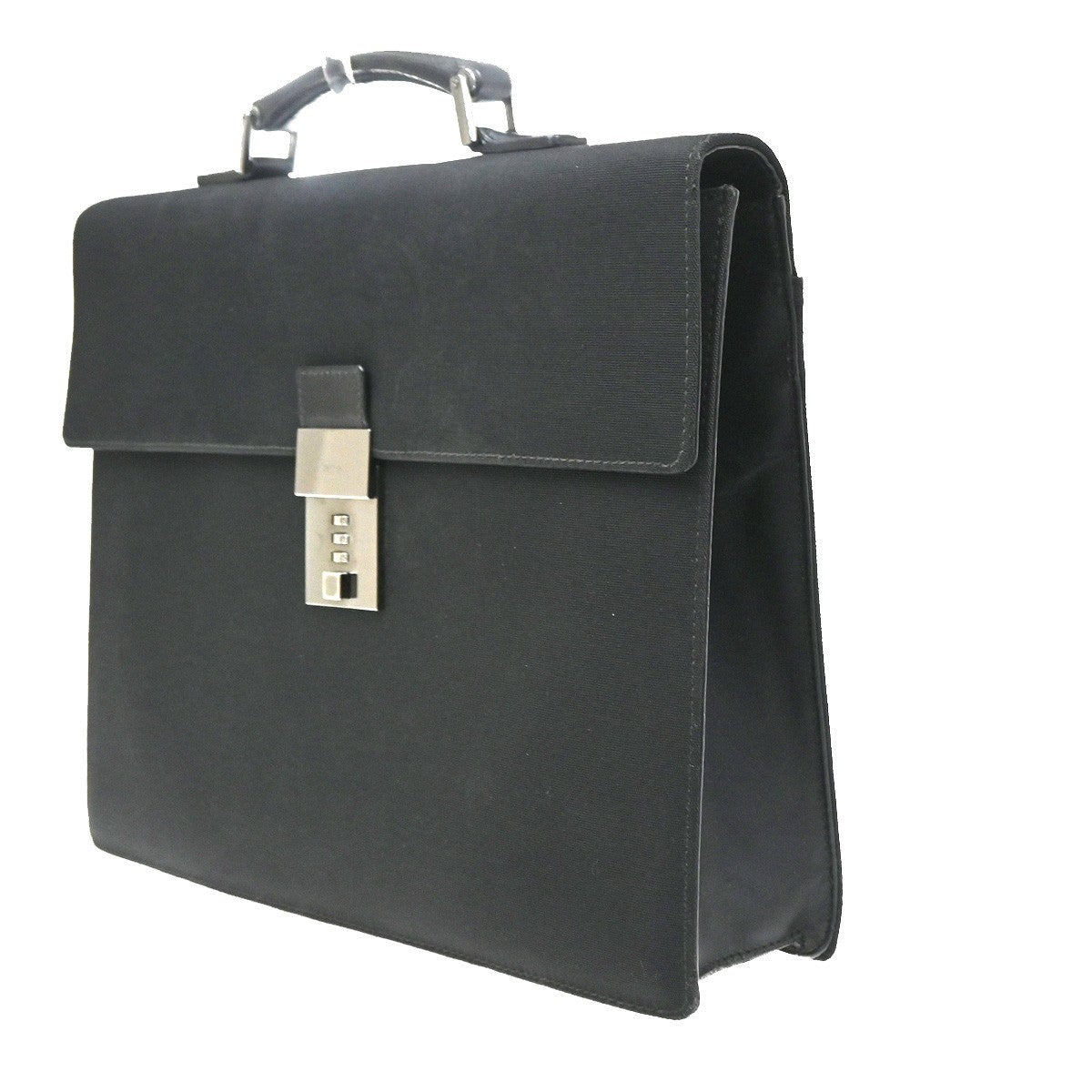 Gucci Briefcase Canvas, Black, Canvas, Briefcase