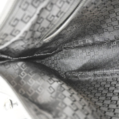 Gucci Vintage Hobo Canvas, Black, Canvas, Shoulder Bag