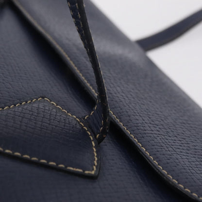 Loewe Tote Leather, Navy, Leather, Tote Bag