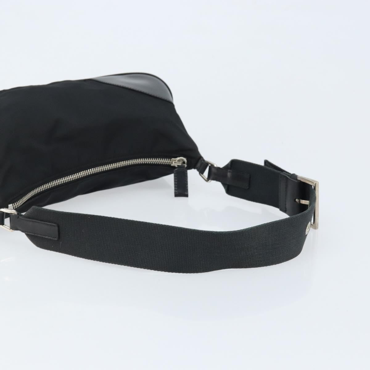 Prada Shoulder Tessuto, Black, Nylon, Shoulder Bag