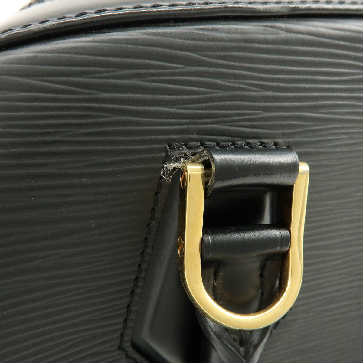 Louis Vuitton Sablons Epi Leather, Black, Leather, Handbag
