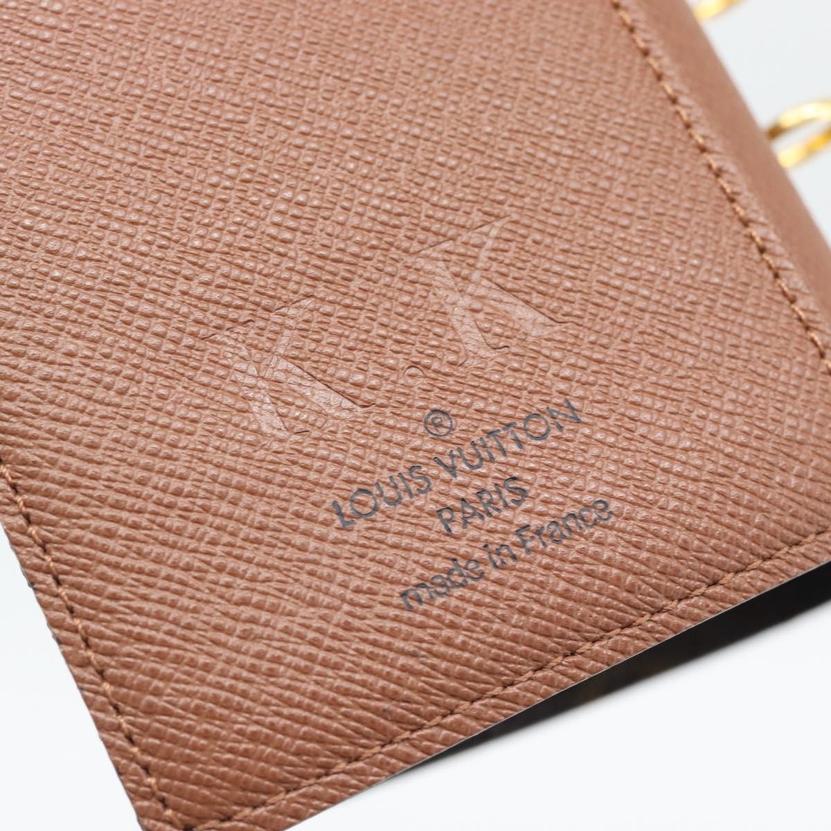 Louis Vuitton Agenda Cover Monogram Canvas, Brown, Canvas, Wallet
