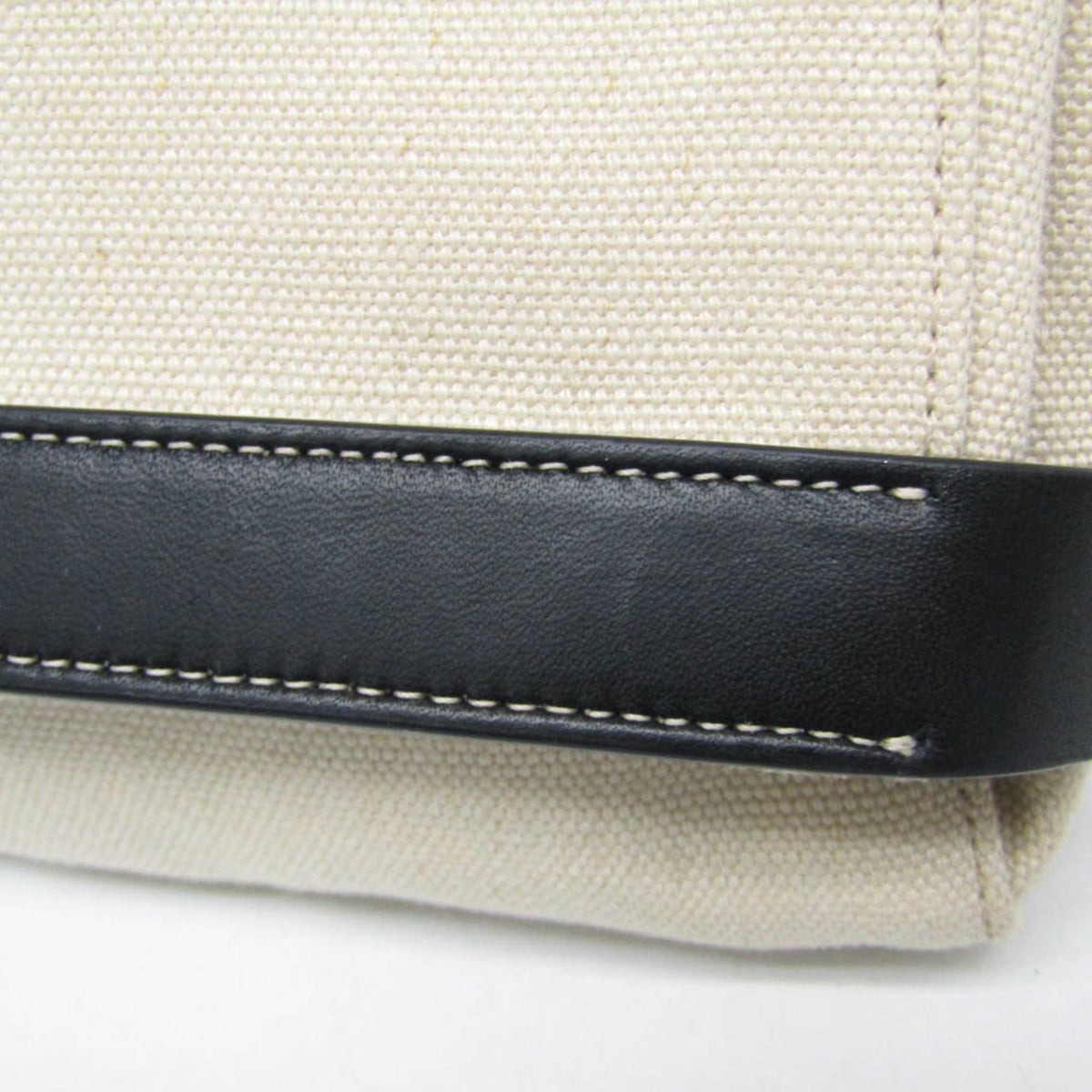 Bottega Veneta Fold Over Canvas with Leather, Beige, Canvas, Crossbody Bag