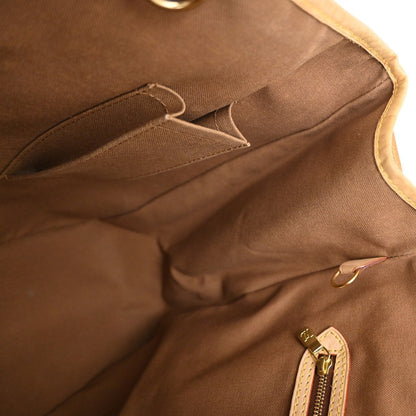 Louis Vuitton Batignolles Monogram Canvas, Brown, Leather, Tote Bag