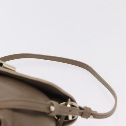 Chloe Lily Leather, Beige, Leather, Shoulder Bag