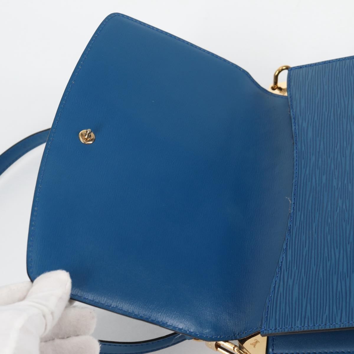 Louis Vuitton Grenelle Epi Leather, Blue, Leather, Shoulder Bag