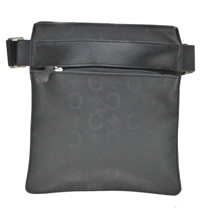 Celine Macadam waist Nylon, Black, Canvas, Backpack
