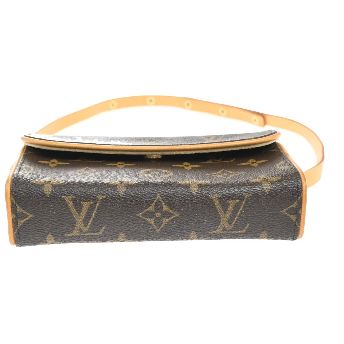 Louis Vuitton Florentine Waist Monogram Canvas, Brown, Canvas, Clutch
